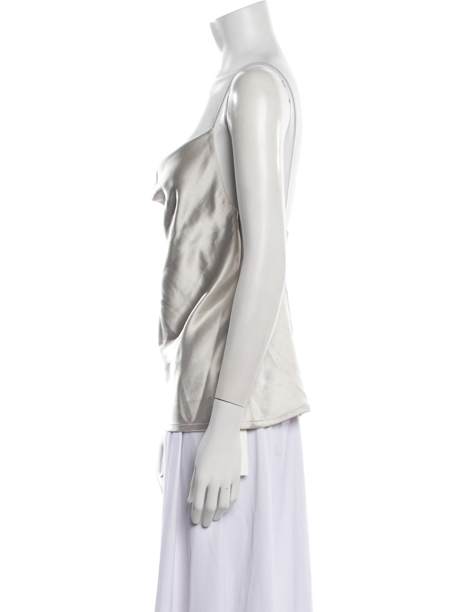 Galvan London Cowl Neck Sleeveless Top