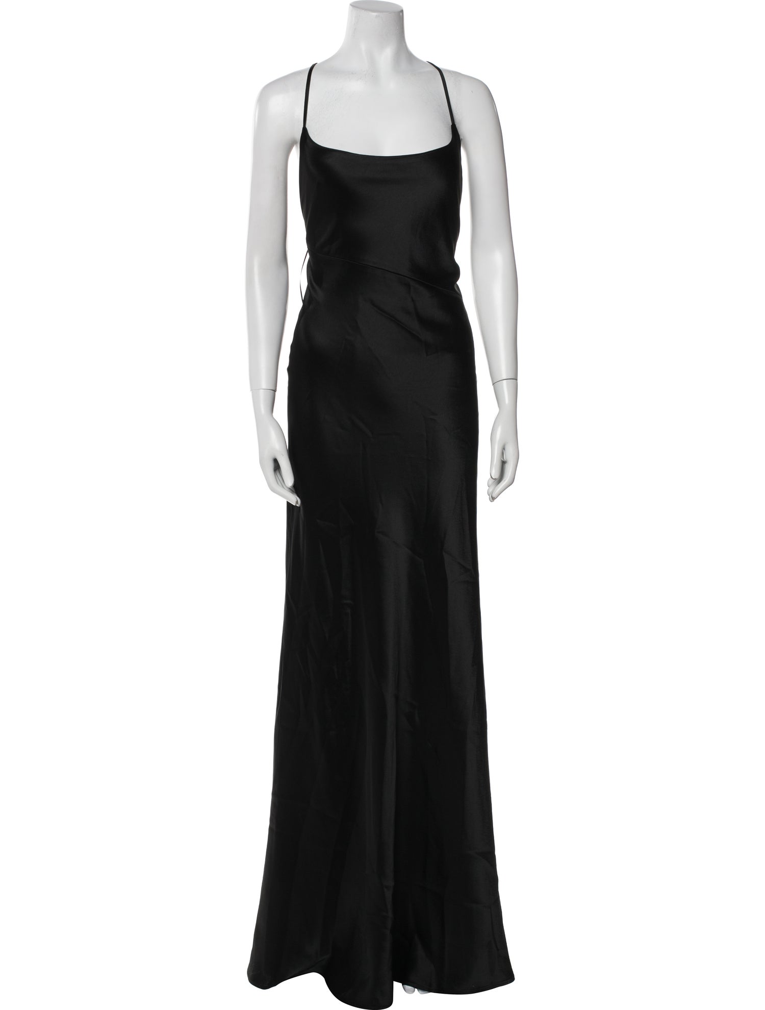 Galvan London Satin Long Dress