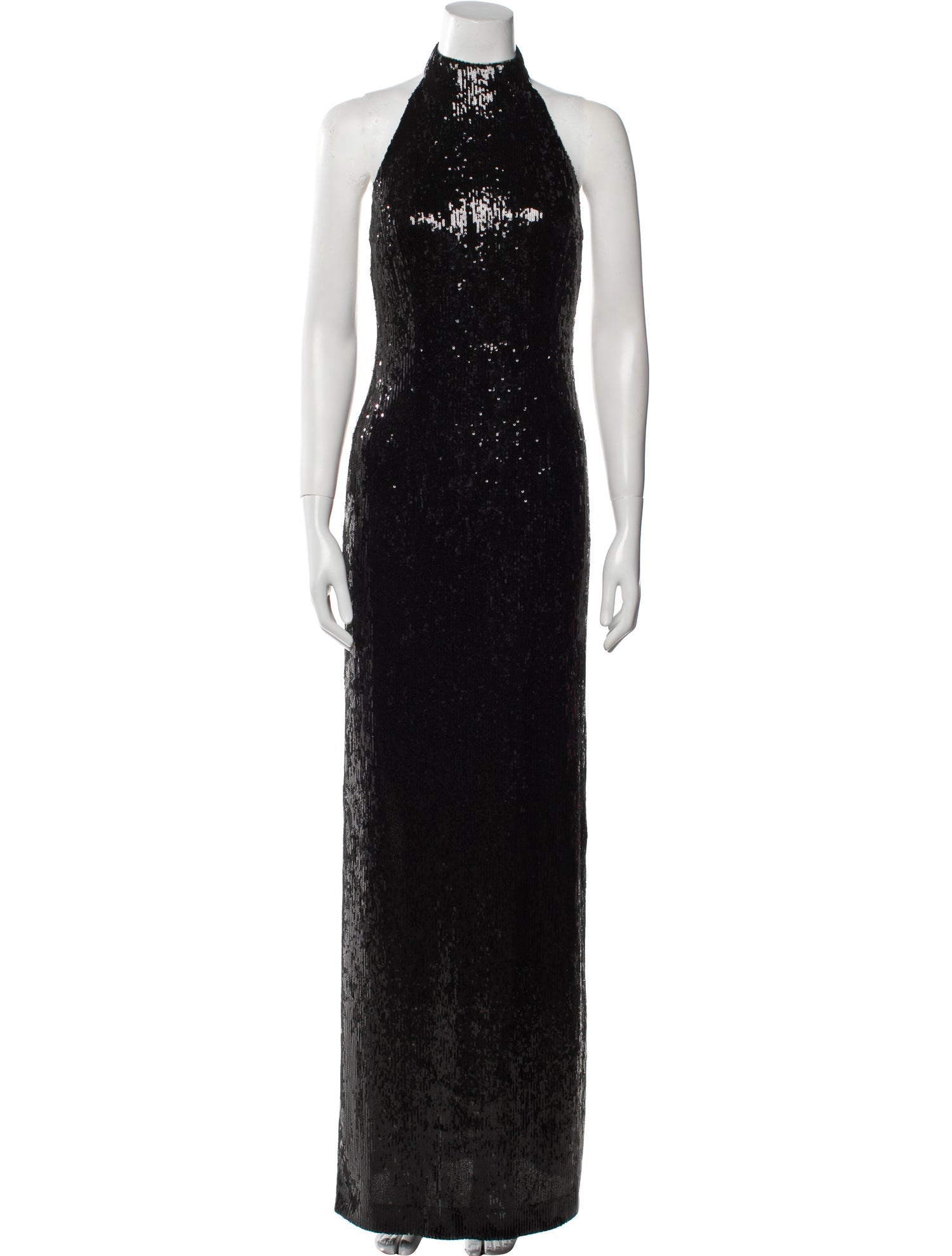 Galvan London Halterneck Long Dress