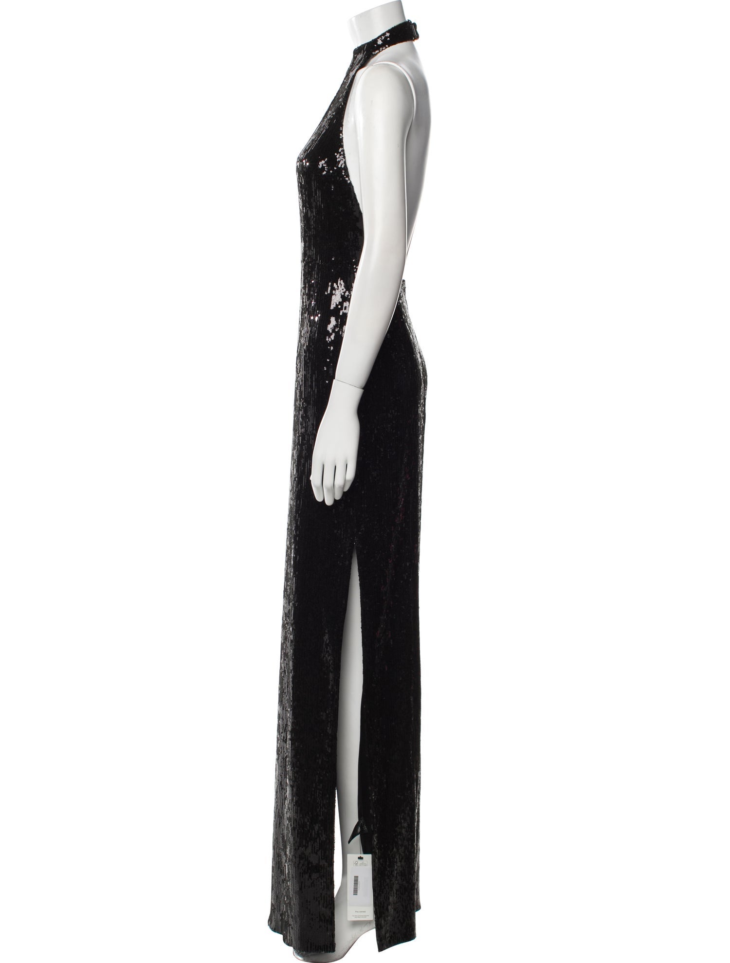 Galvan London Halterneck Long Dress