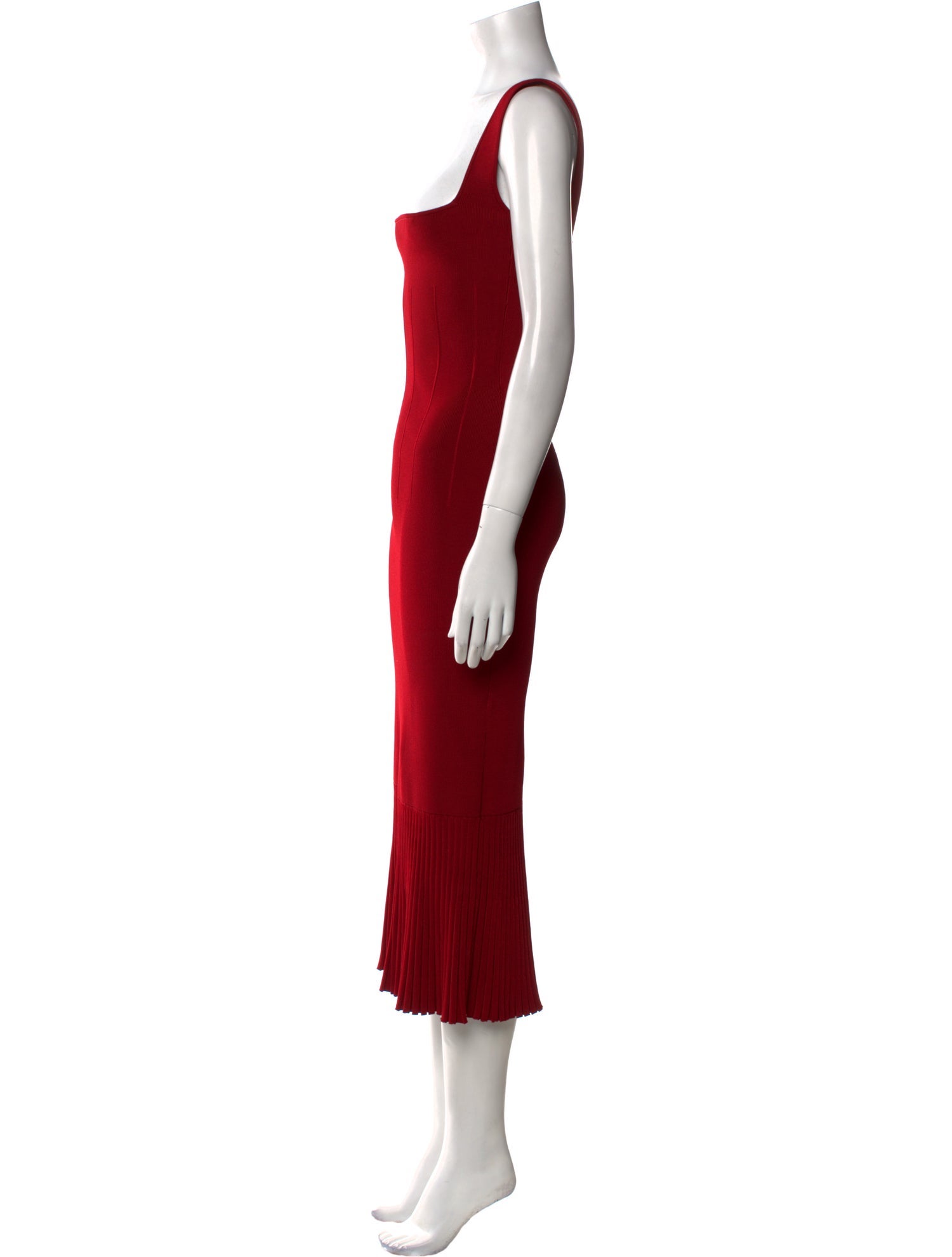 Galvan London Square Neckline Long Dress
