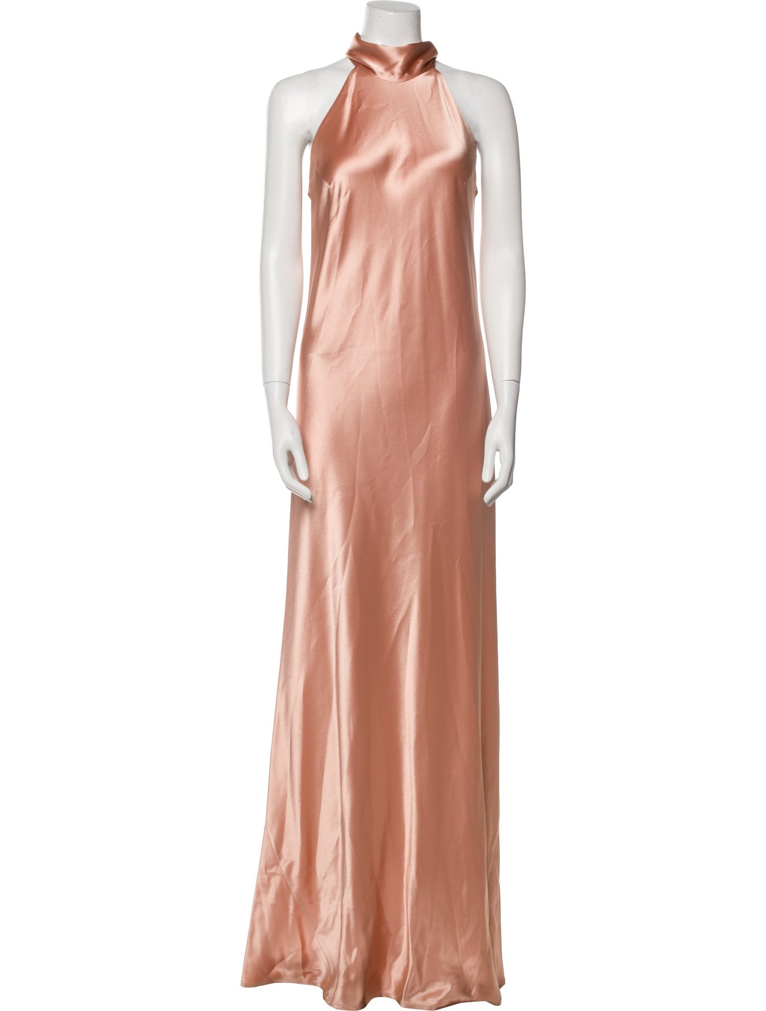 Galvan London Mock Neck Long Dress