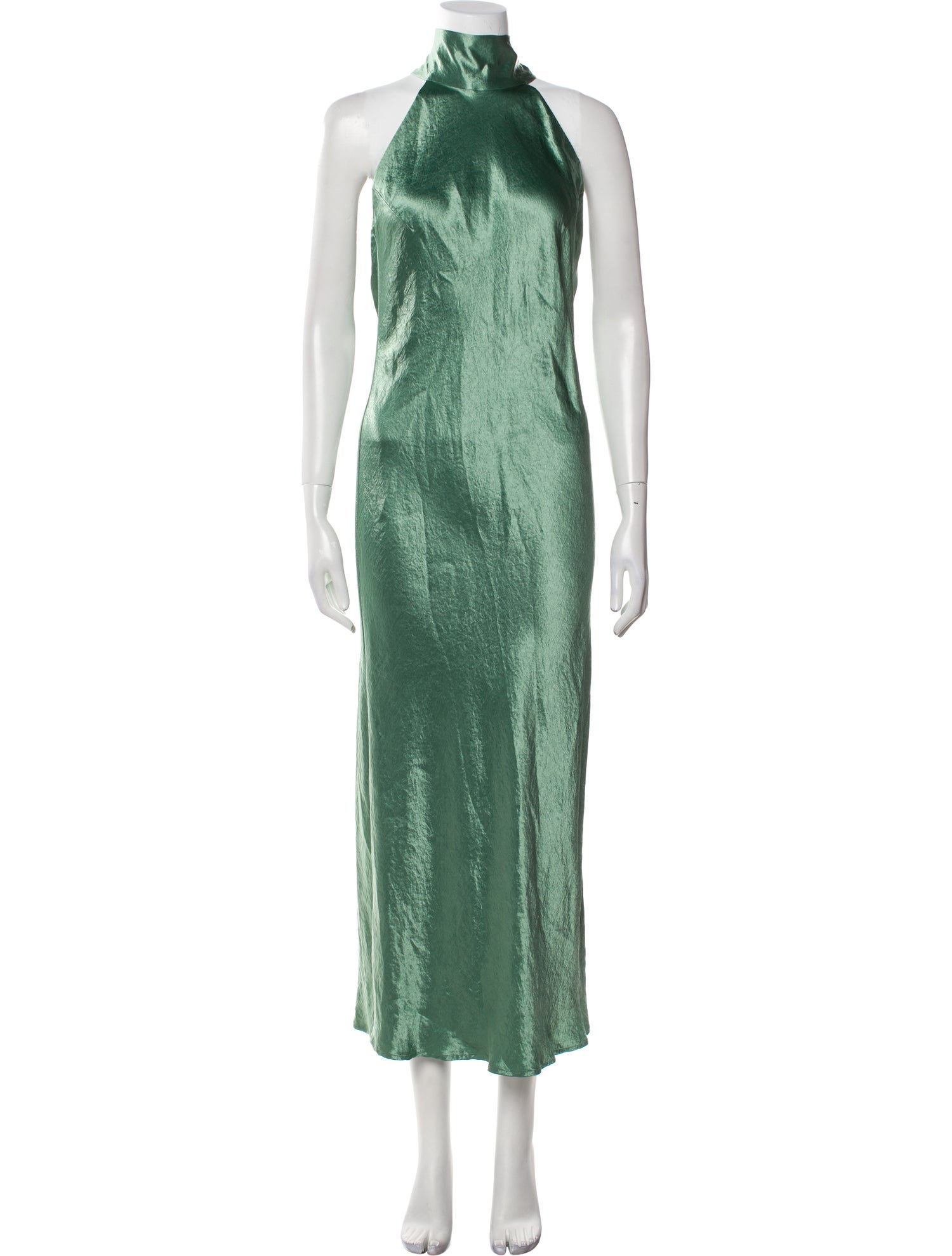 Galvan London Halterneck Long Dress