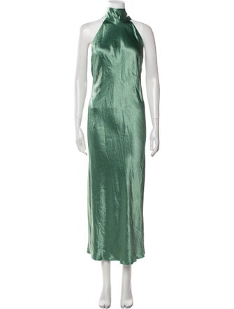 Galvan London Halterneck Long Dress