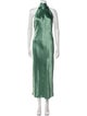 Galvan London Halterneck Long Dress