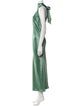 Galvan London Halterneck Long Dress