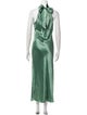 Galvan London Halterneck Long Dress