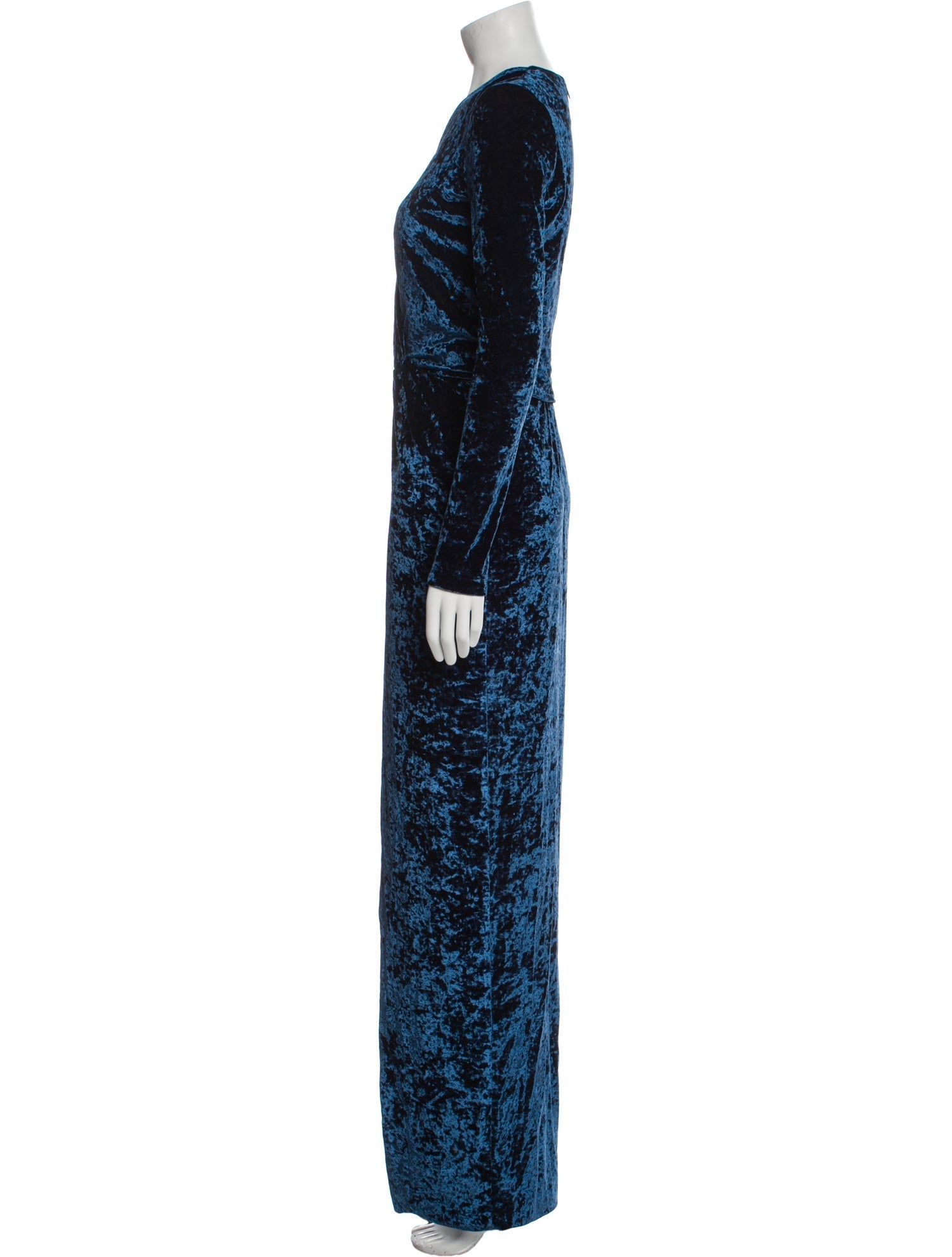 Galvan London V-Neck Long Dress
