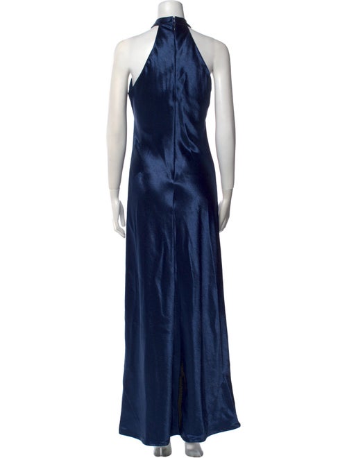 Galvan London Halterneck Long Dress