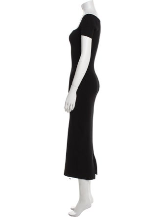 Galvan London Square Neckline Long Dress