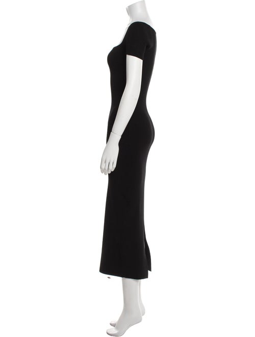 Galvan London Square Neckline Long Dress