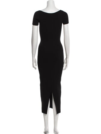 Galvan London Square Neckline Long Dress