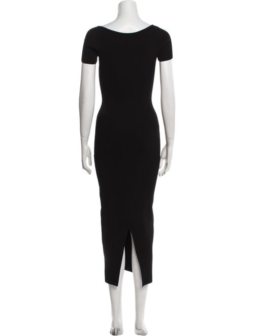 Galvan London Square Neckline Long Dress