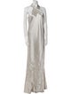 Galvan London Satin Long Dress