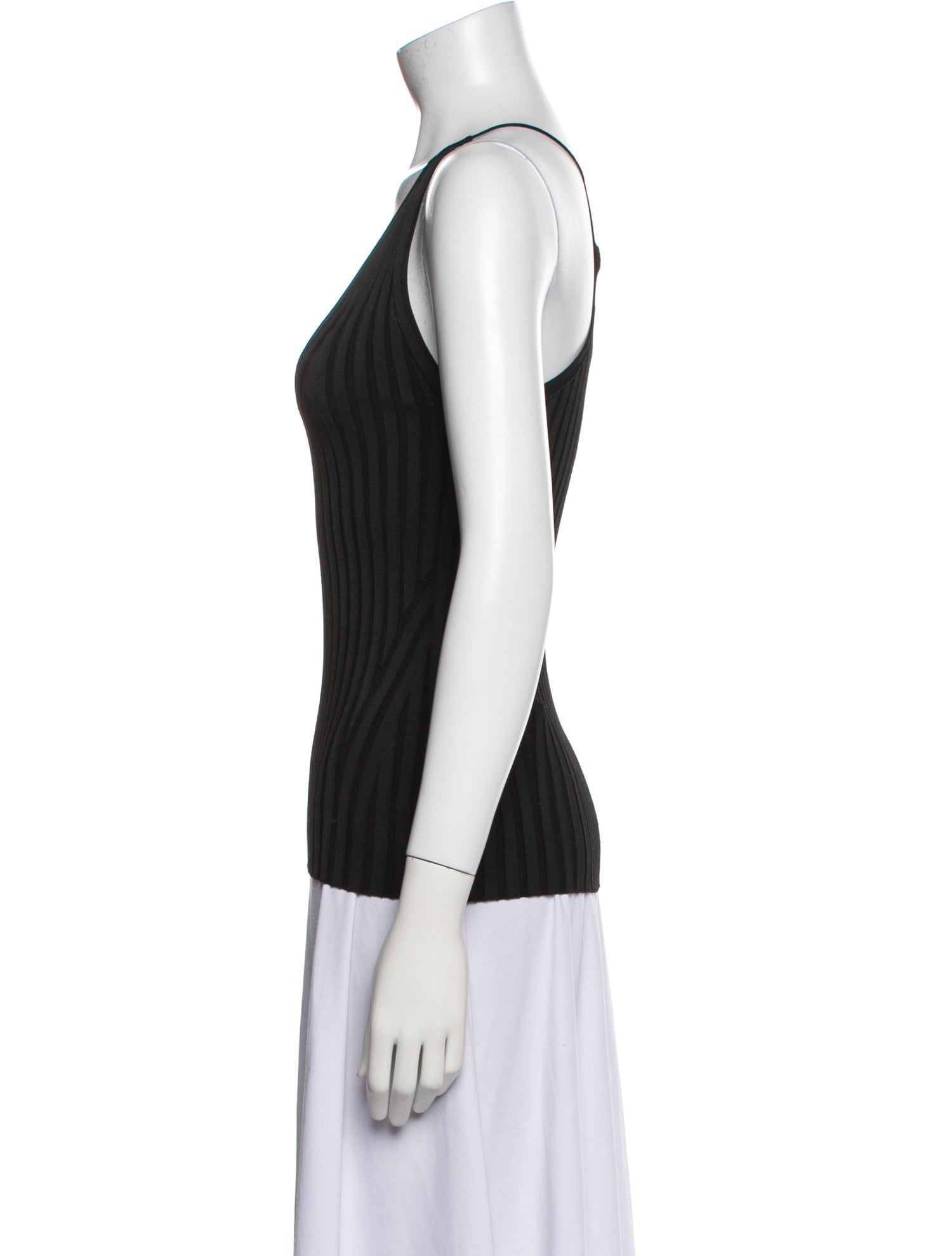 Galvan London V-Neck Sleeveless Top