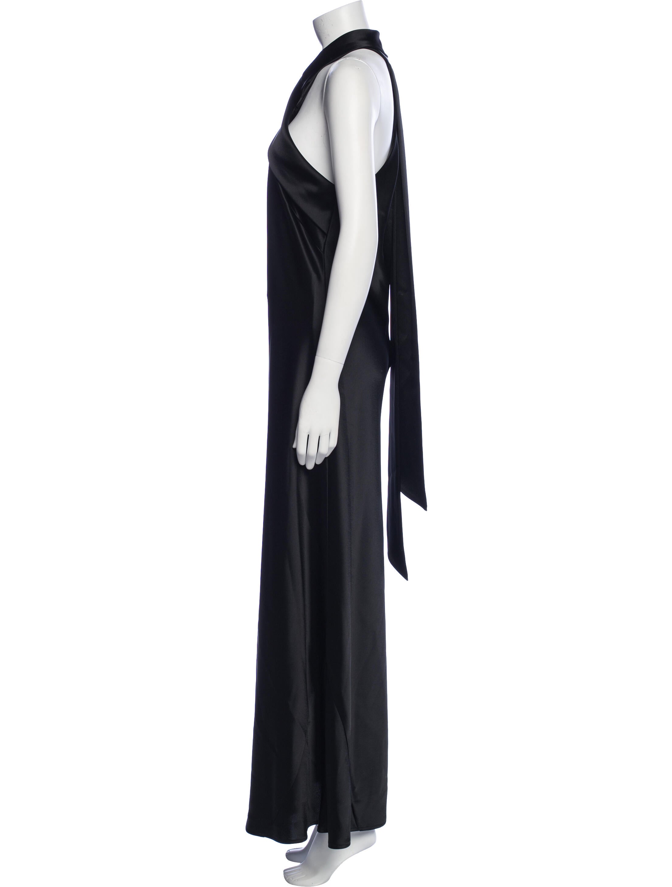 Galvan London Halterneck Long Dress w/ Tags