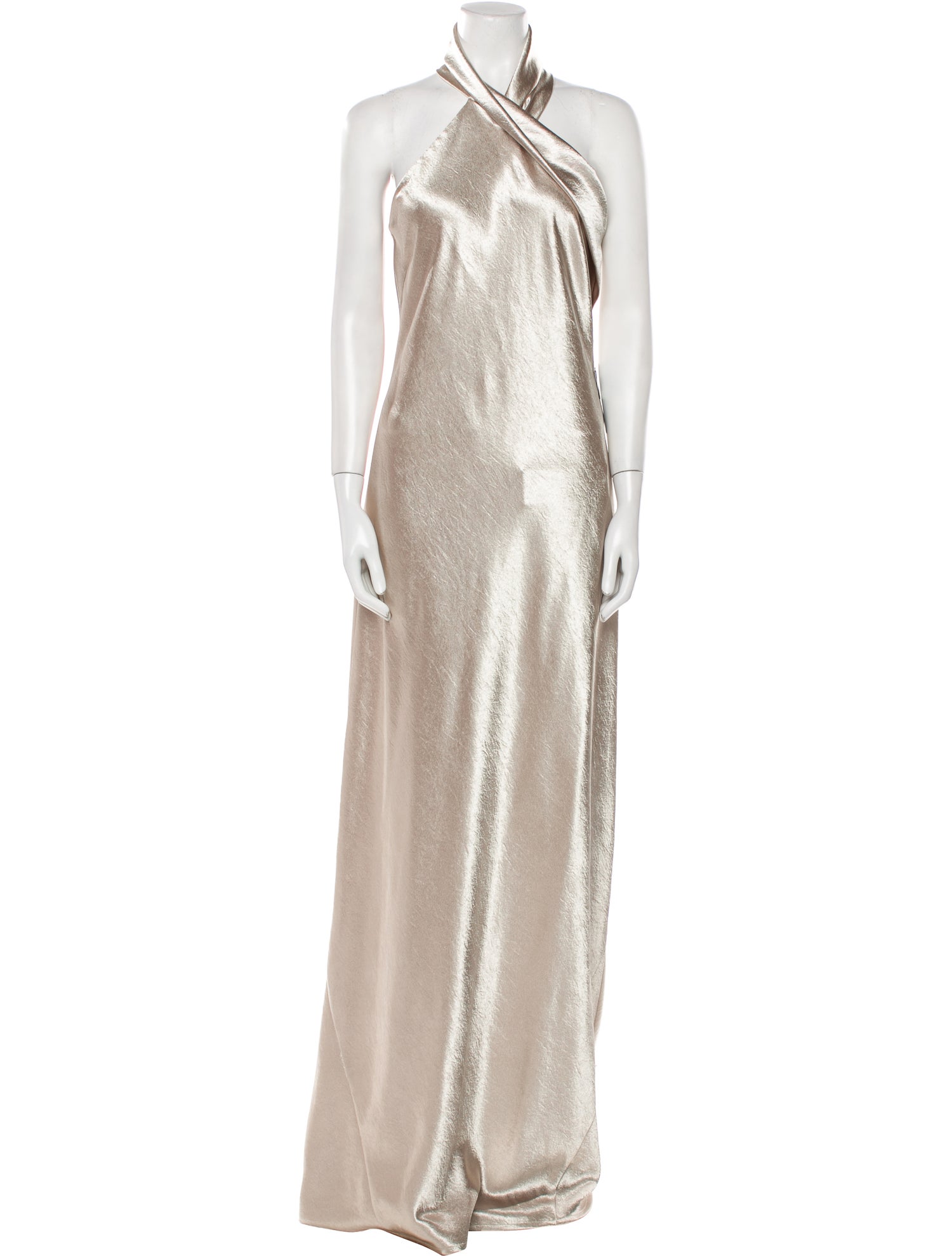 Galvan London Halterneck Long Dress w/ Tags