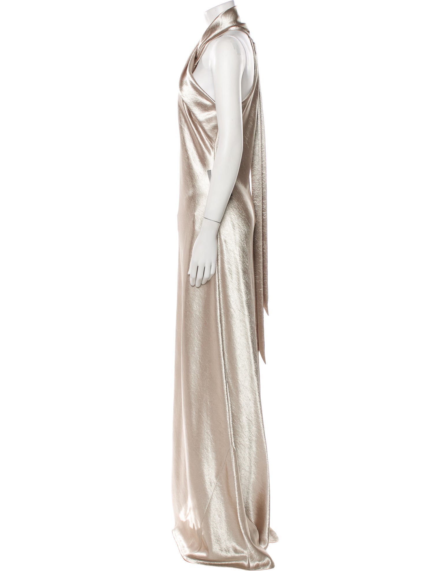 Galvan London Halterneck Long Dress w/ Tags