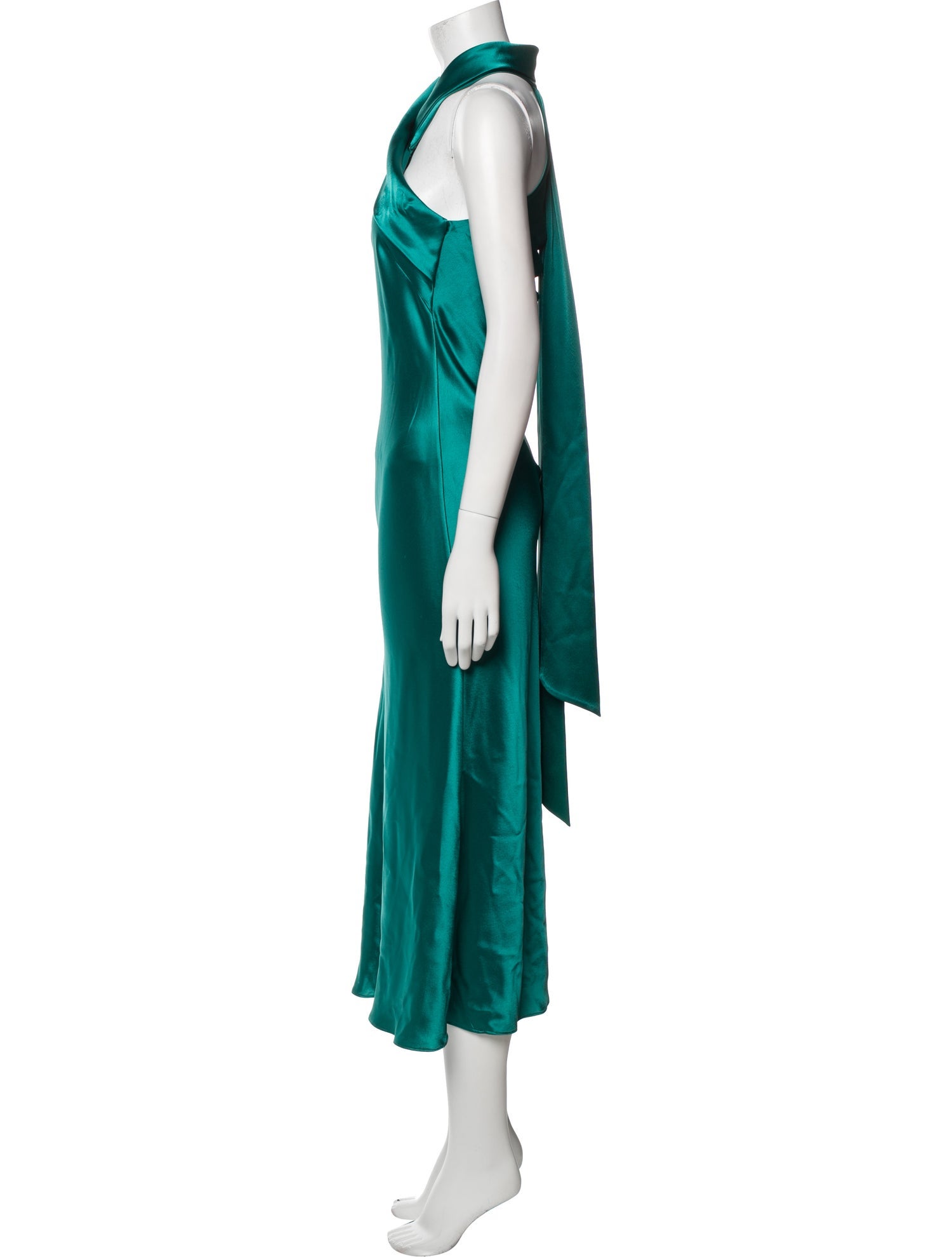 Galvan London Halterneck Long Dress