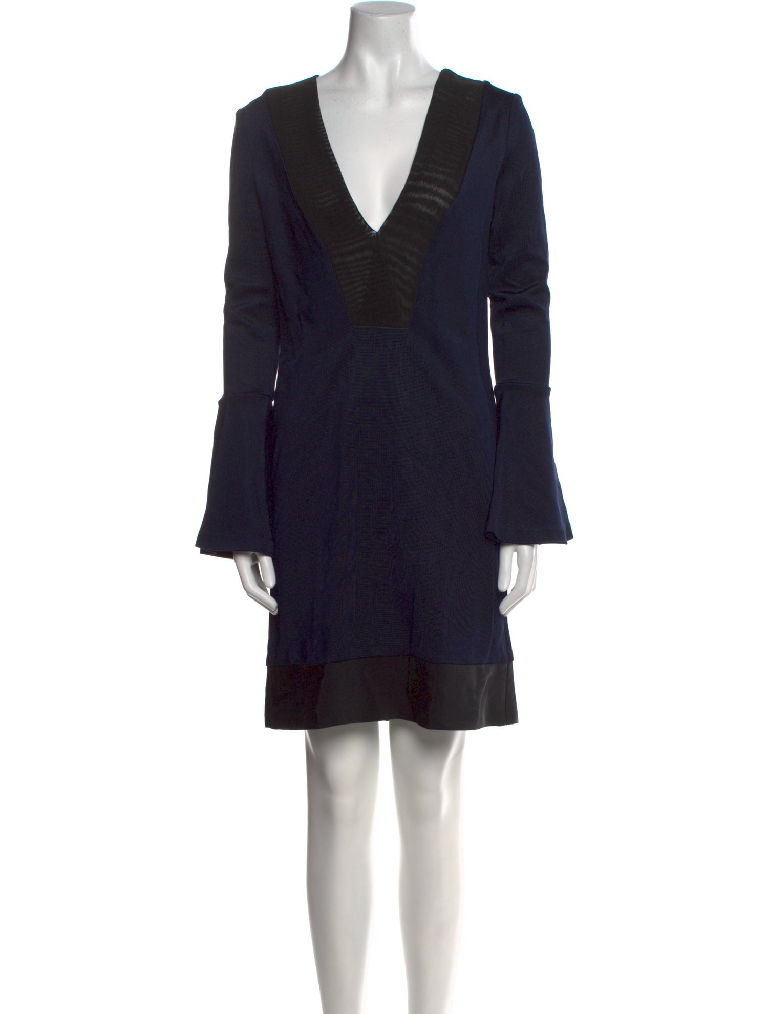 Galvan London V-Neck Mini Dress