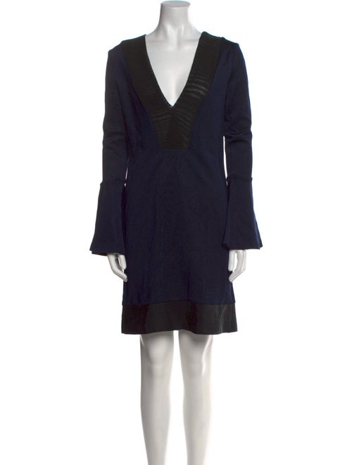 Galvan London V-Neck Mini Dress