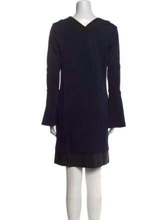 Galvan London V-Neck Mini Dress