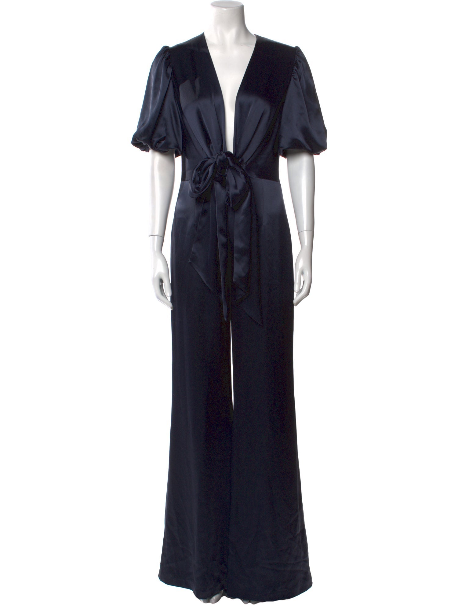 Galvan London Plunge Neckline Jumpsuit