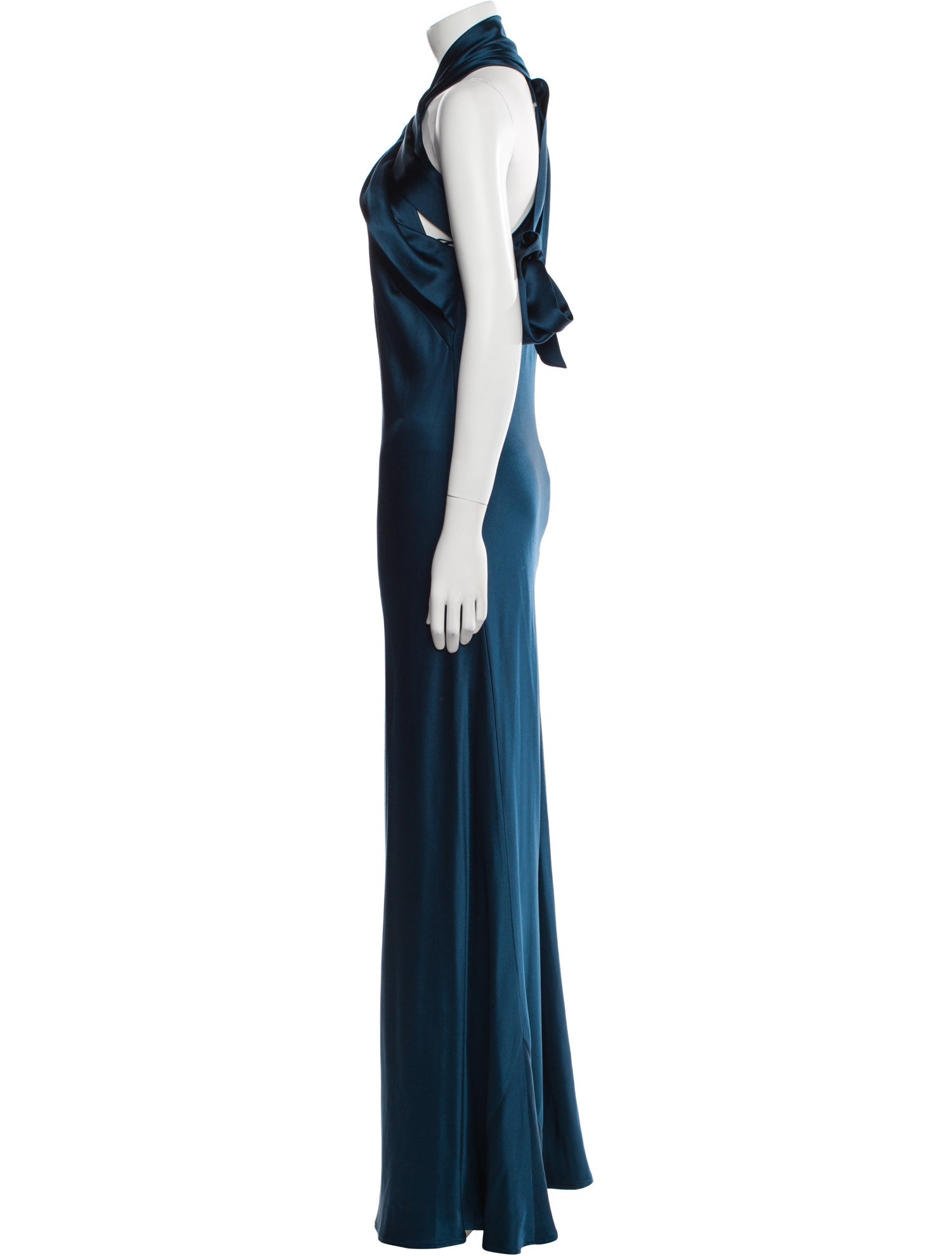 Galvan London Silk Long Dress