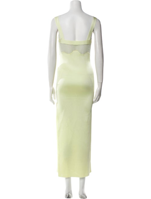 Galvan London V-Neck Long Dress