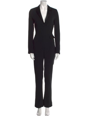 Galvan London V-Neck Jumpsuit