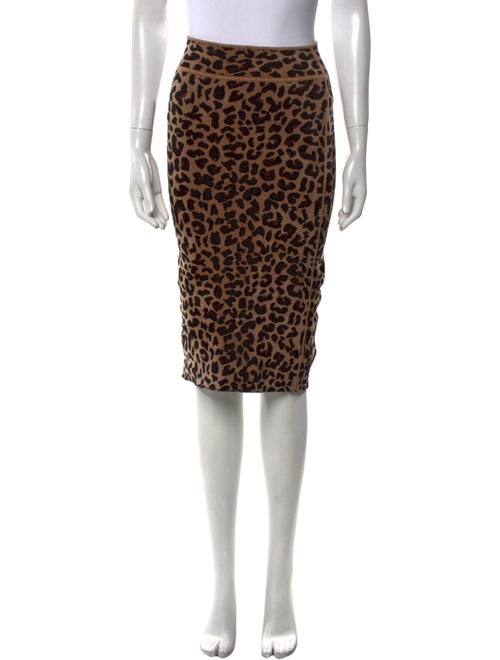 Galvan London Terry Cloth Knee-Length Skirt