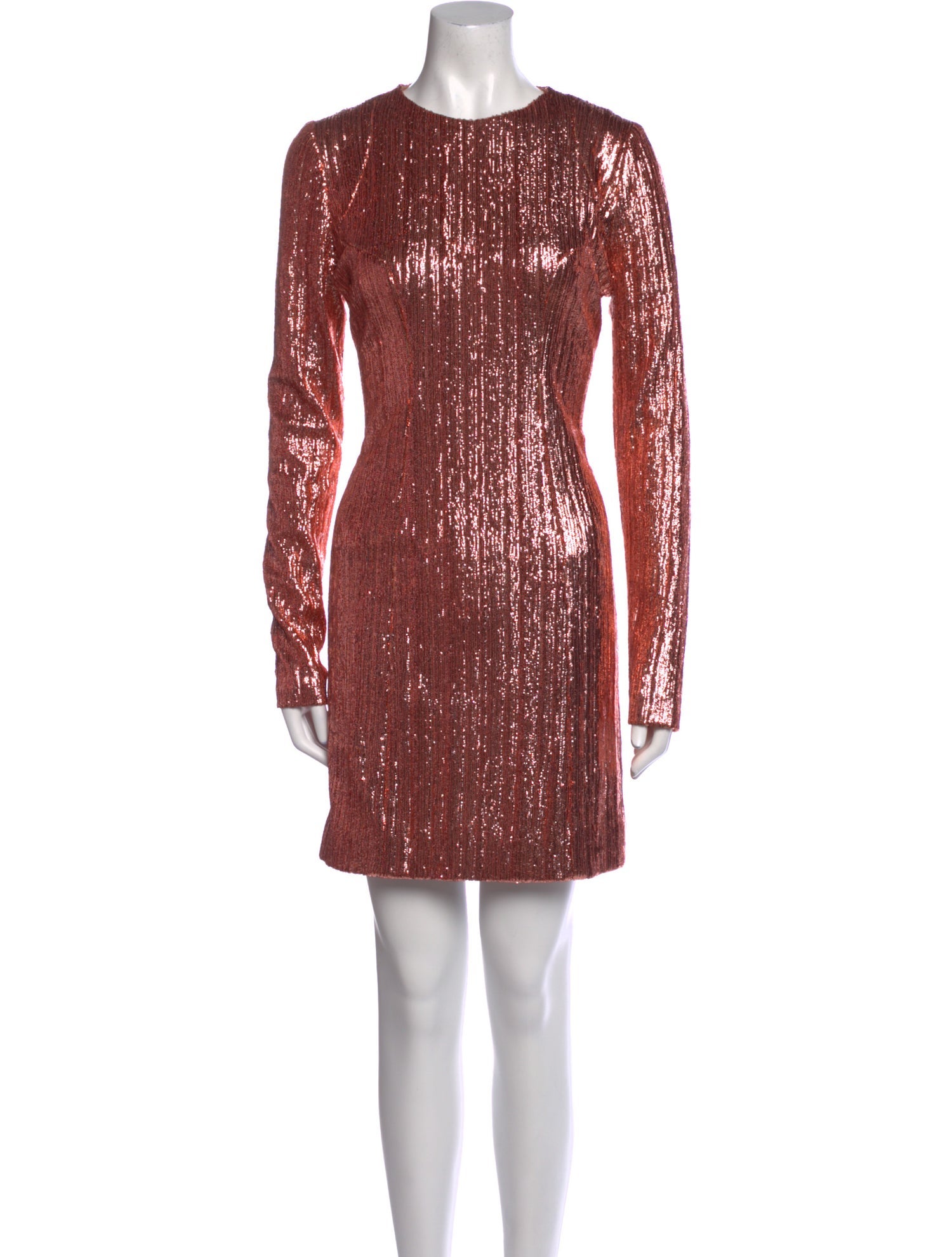 Galvan London Crew Neck Mini Dress