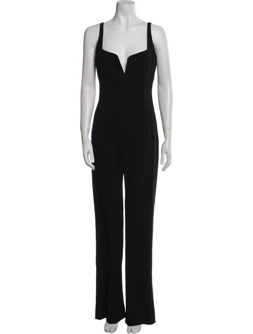 Galvan London Plunge Neckline Jumpsuit