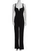 Galvan London Plunge Neckline Jumpsuit
