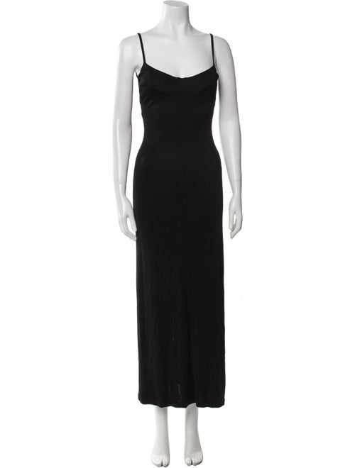 Galvan London Square Neckline Long Dress