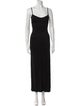 Galvan London Square Neckline Long Dress
