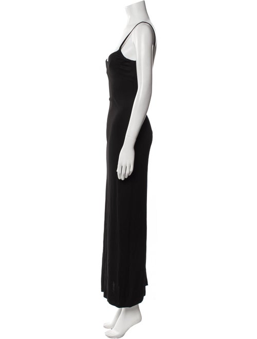 Galvan London Square Neckline Long Dress