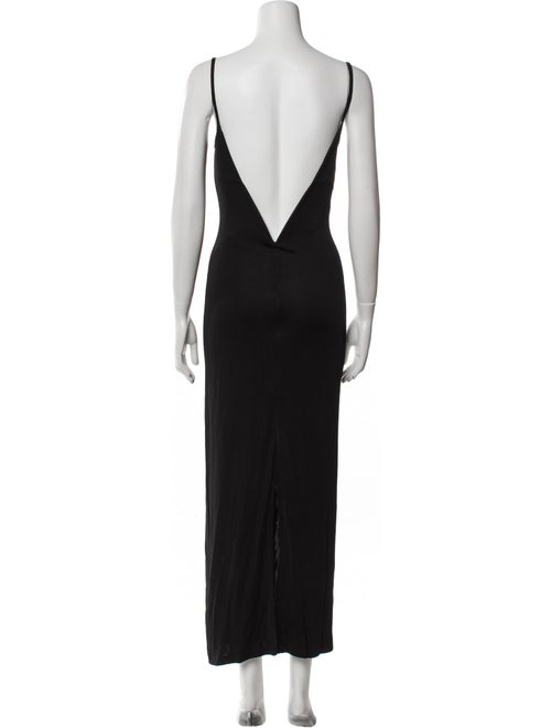 Galvan London Square Neckline Long Dress