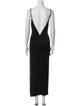 Galvan London Square Neckline Long Dress