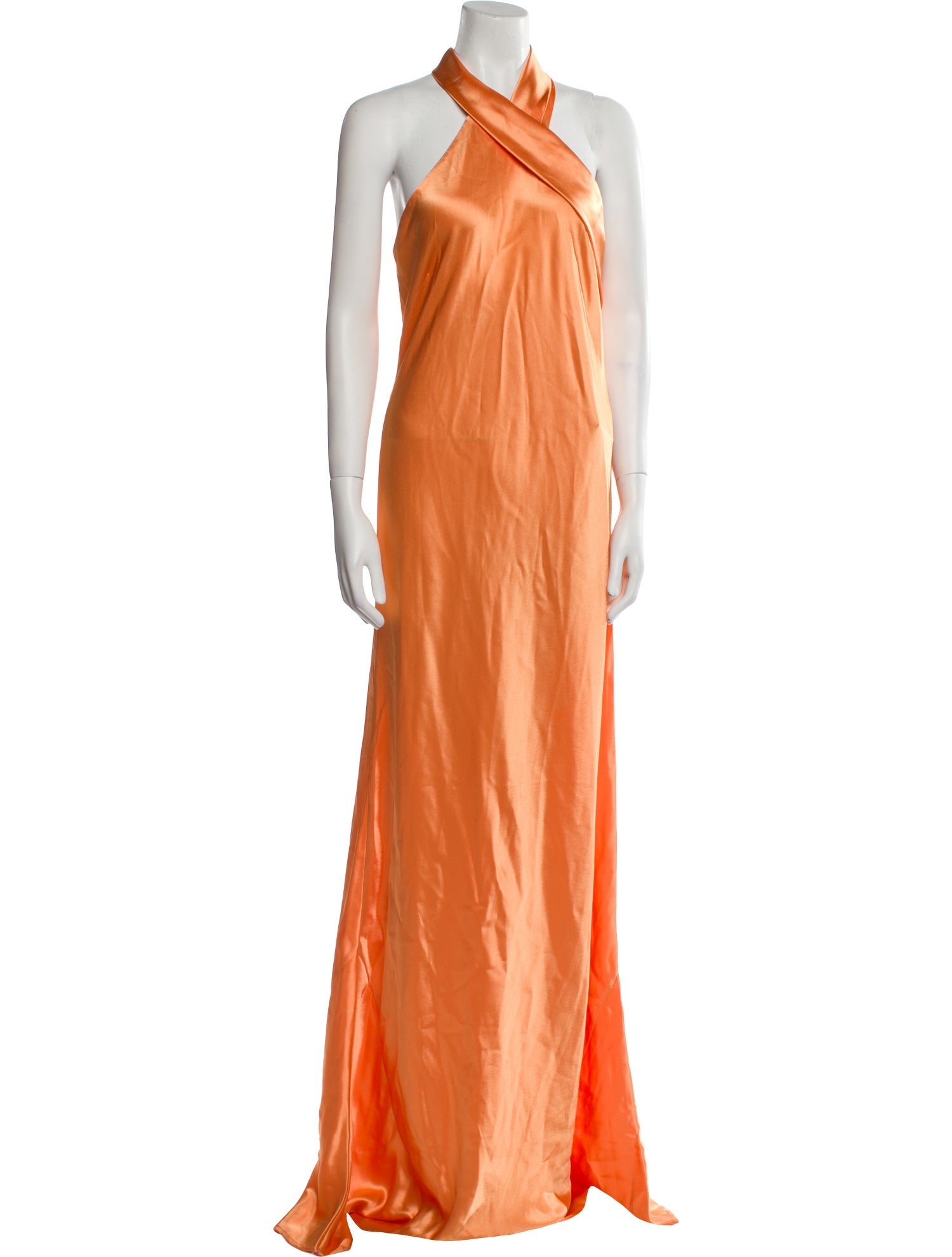 Galvan London Halterneck Long Dress