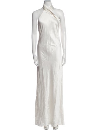 Galvan London Silk Long Dress