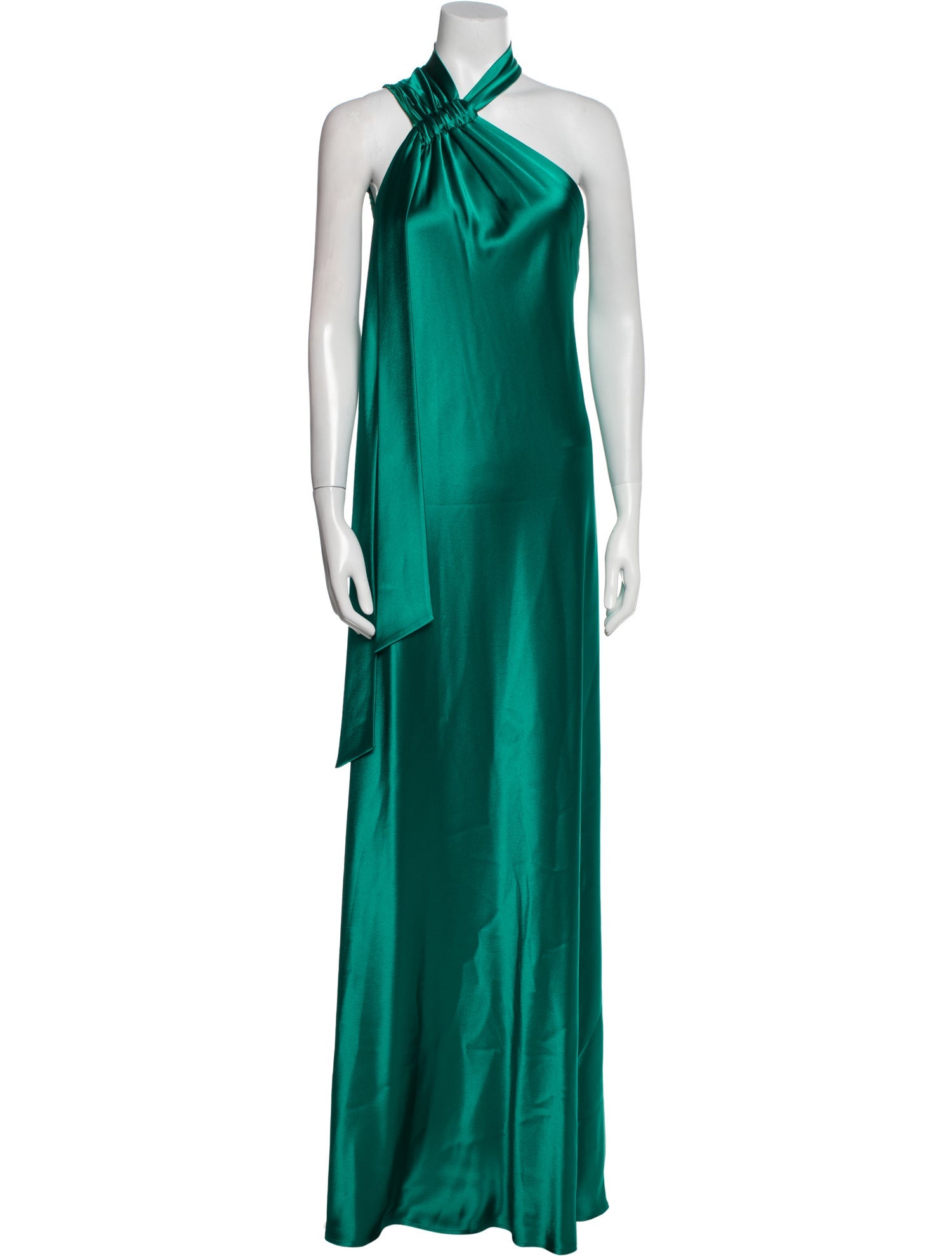 Galvan London V-Neck Long Dress
