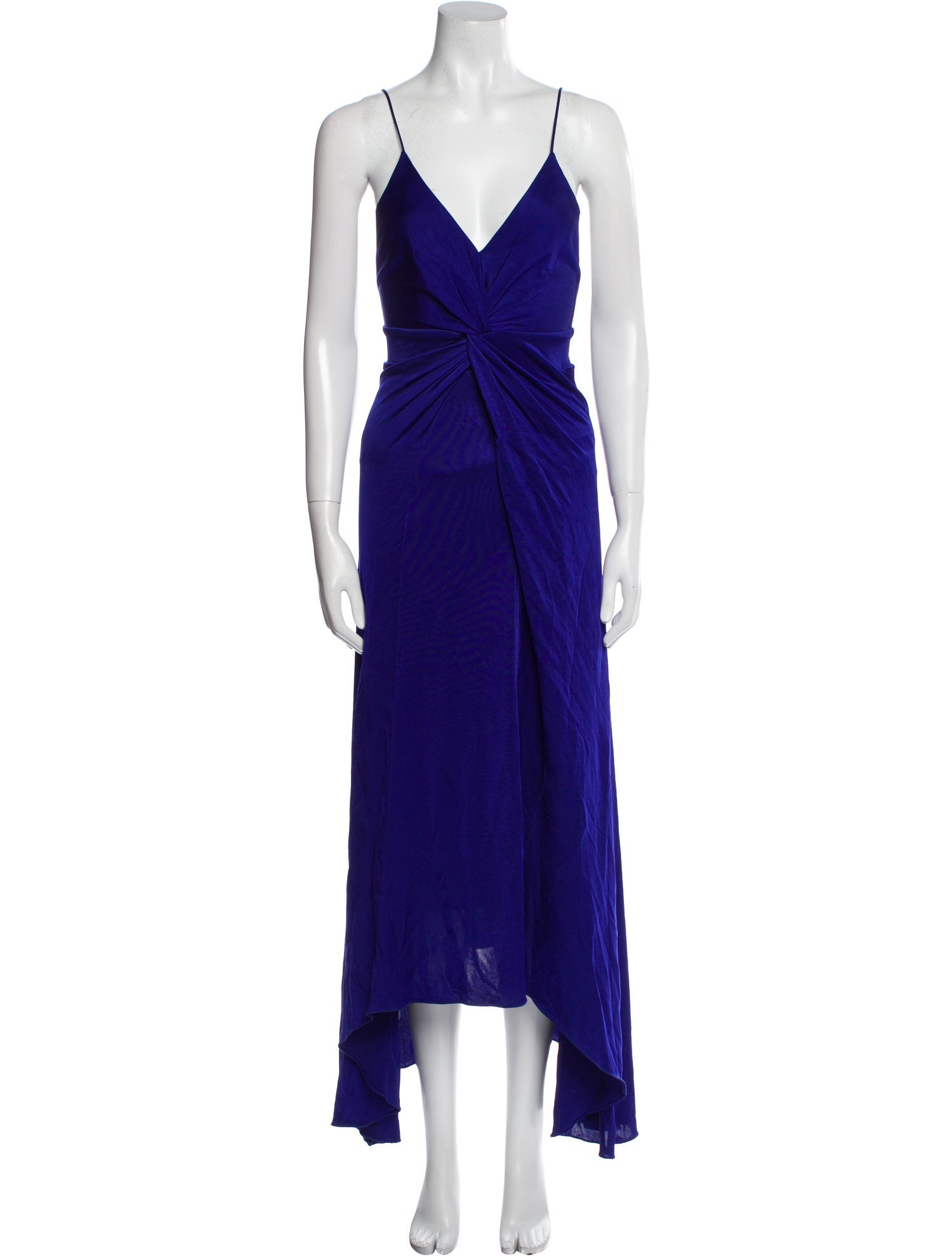 Galvan London V-Neck Long Dress
