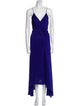 Galvan London V-Neck Long Dress