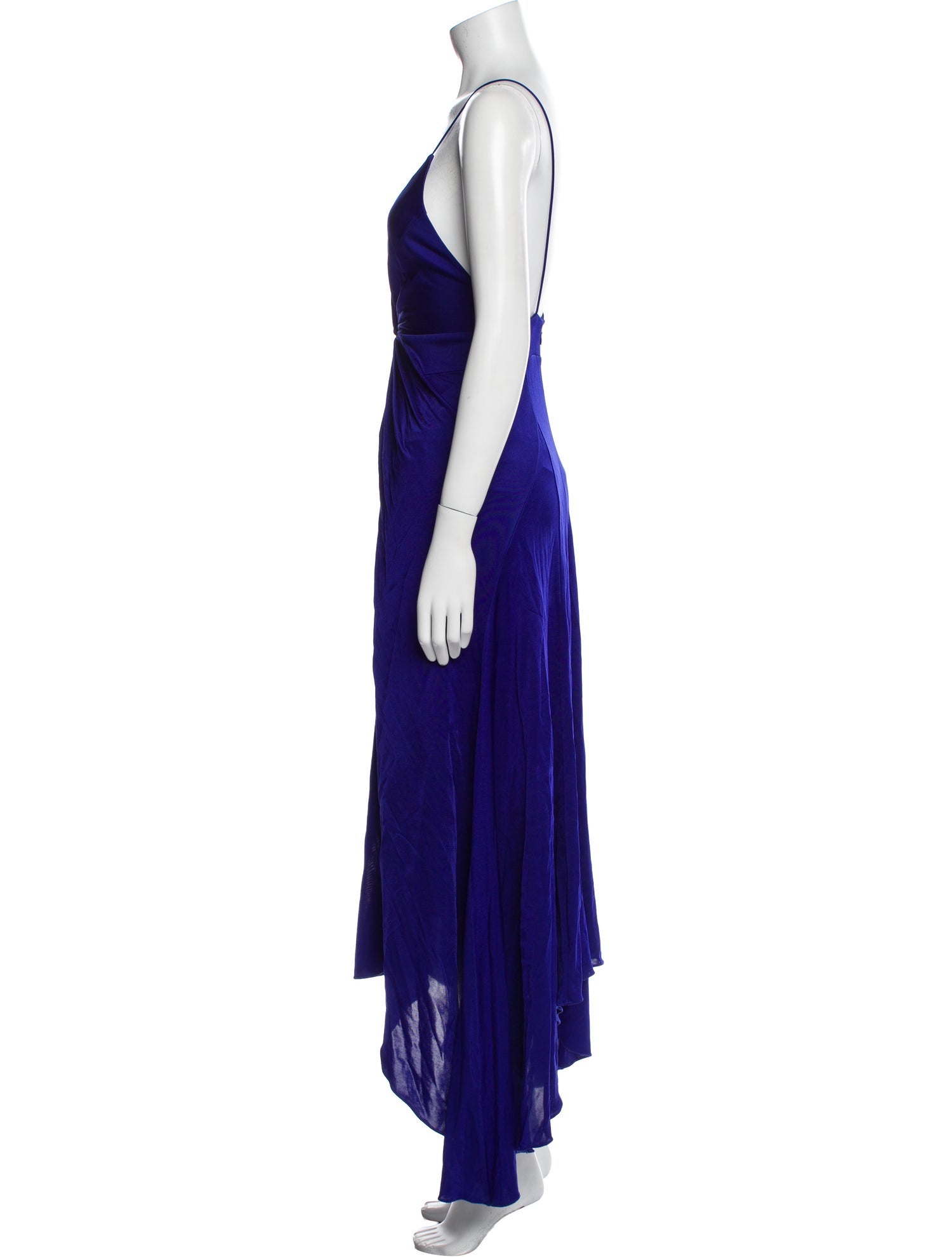 Galvan London V-Neck Long Dress