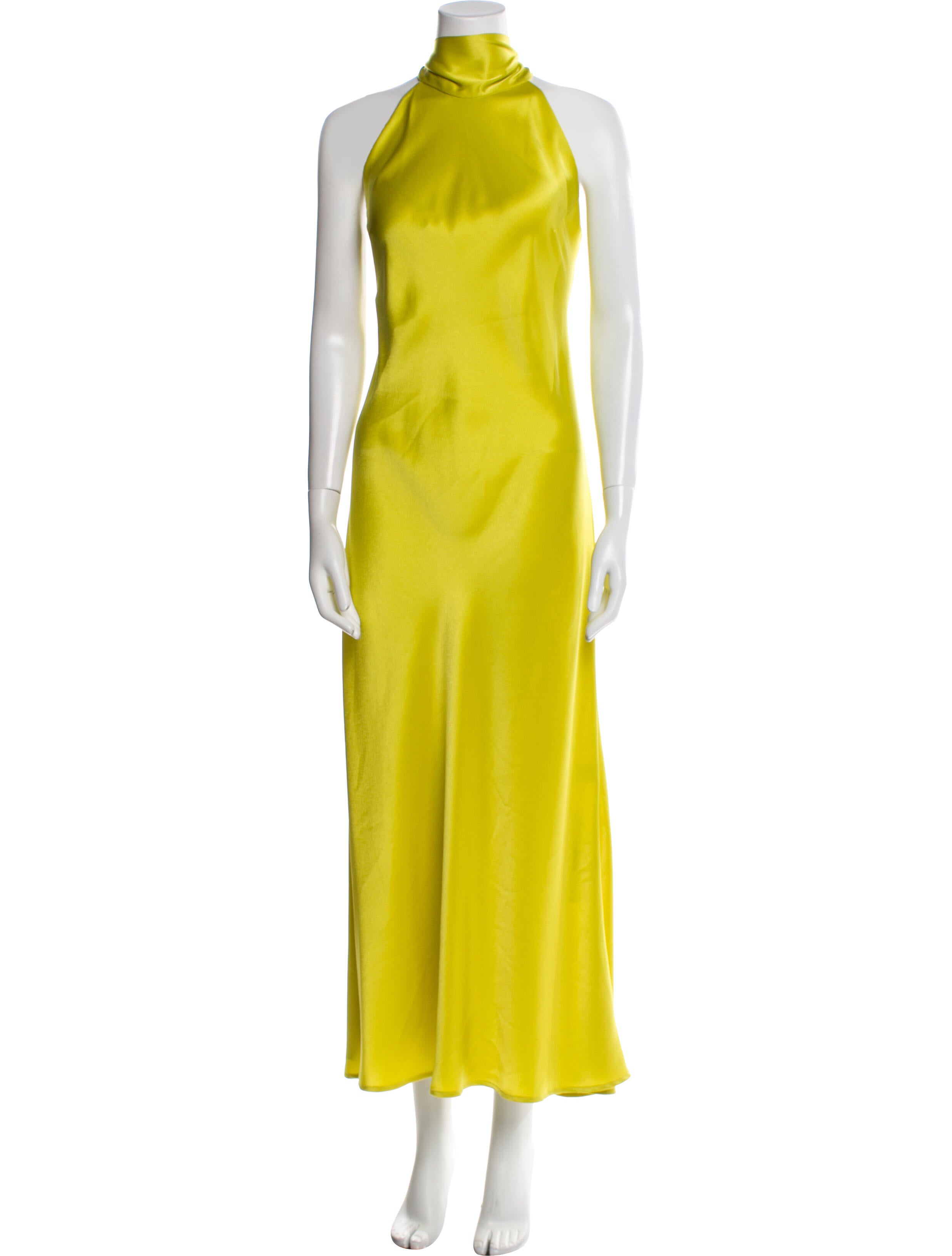 Galvan London Halterneck Long Dress