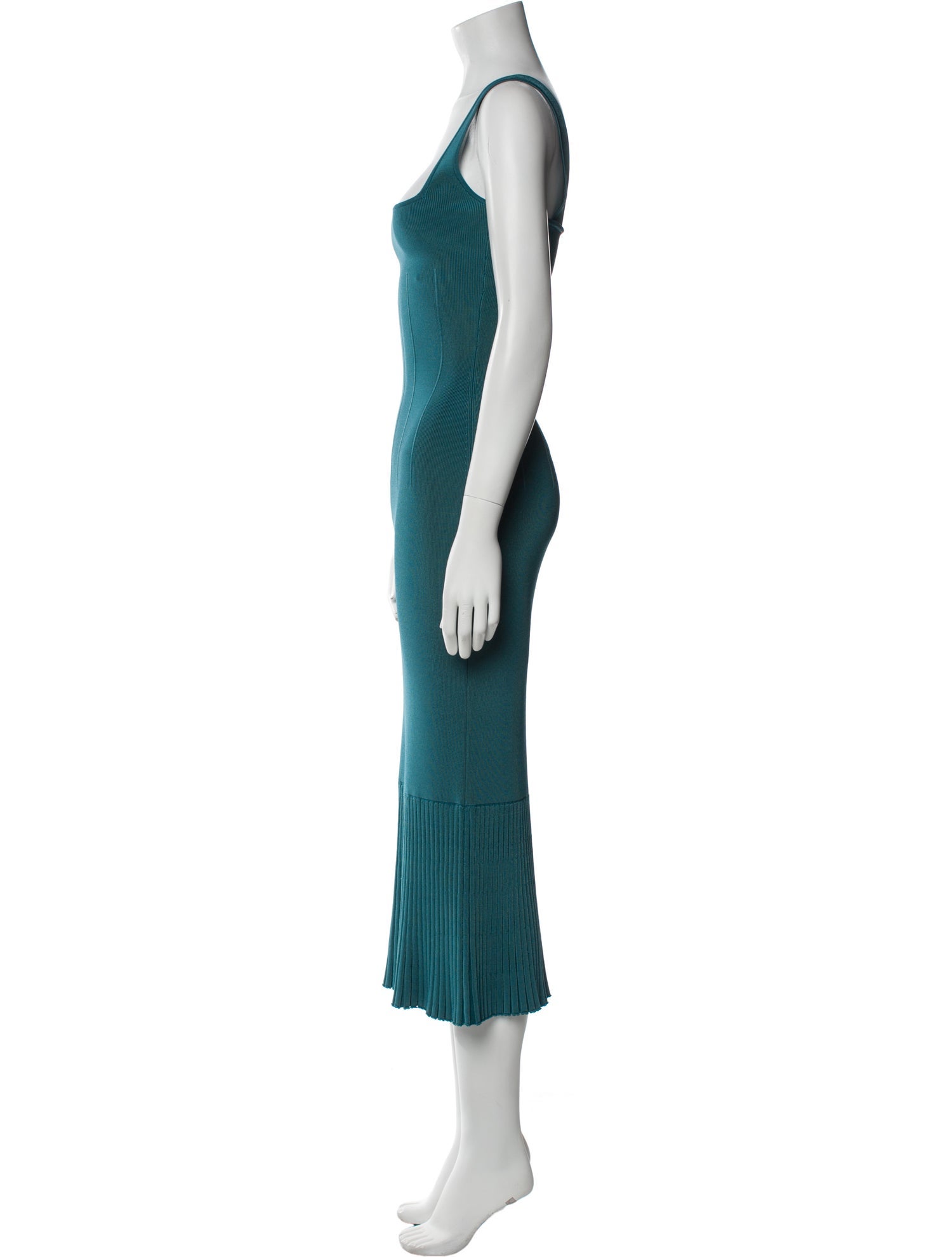 Galvan London Square Neckline Long Dress