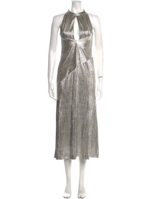 Galvan London Halterneck Long Dress