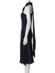 Galvan London Silk Midi Length Dress