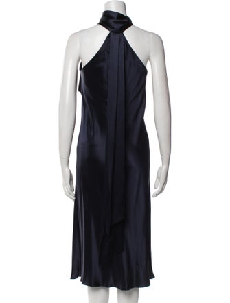 Galvan London Silk Midi Length Dress